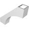 Ekena Millwork 3 1/2-in. W x 14-in. D x 14-in. H Westlake Architectural Grade PVC Knee Brace BRCP035X14X14WTL - alternate 4